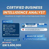 SERTIFIKASI NASIONAL BUSINESS INTELLIGENCE ANALYST: VISUALISASI DATA DAN INSIGHT UNTUK KEPUTUSAN BISNIS