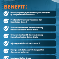 SERTIFIKASI NASIONAL BUSINESS INTELLIGENCE ANALYST: VISUALISASI DATA DAN INSIGHT UNTUK KEPUTUSAN BISNIS