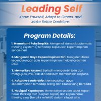 Leading Self: Know Yourself, Adapt to Others, and Make Better Decisions  (A Mini Class Session)